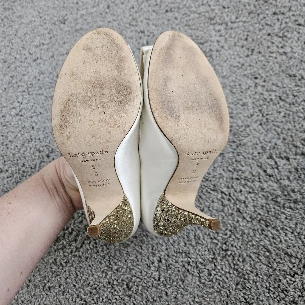 Kate Spade Clarice Bridal Shoes size 5